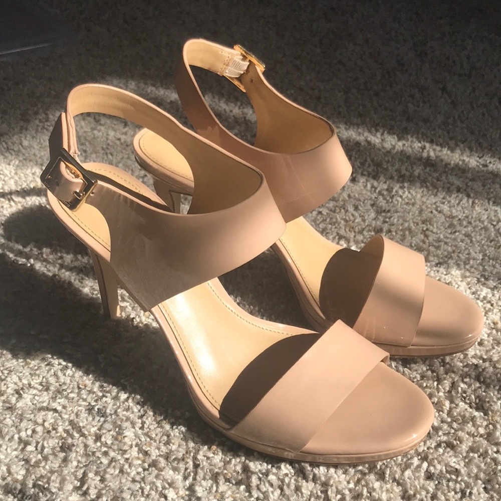 Patent leather heels